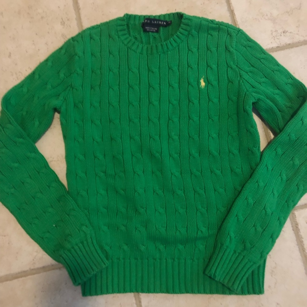 ❌SOLD❌Ralph Lauren cable sweater xs